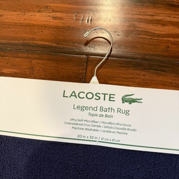 Lacoste Legend Bath Rug 20x32 - Picture 2 of 3